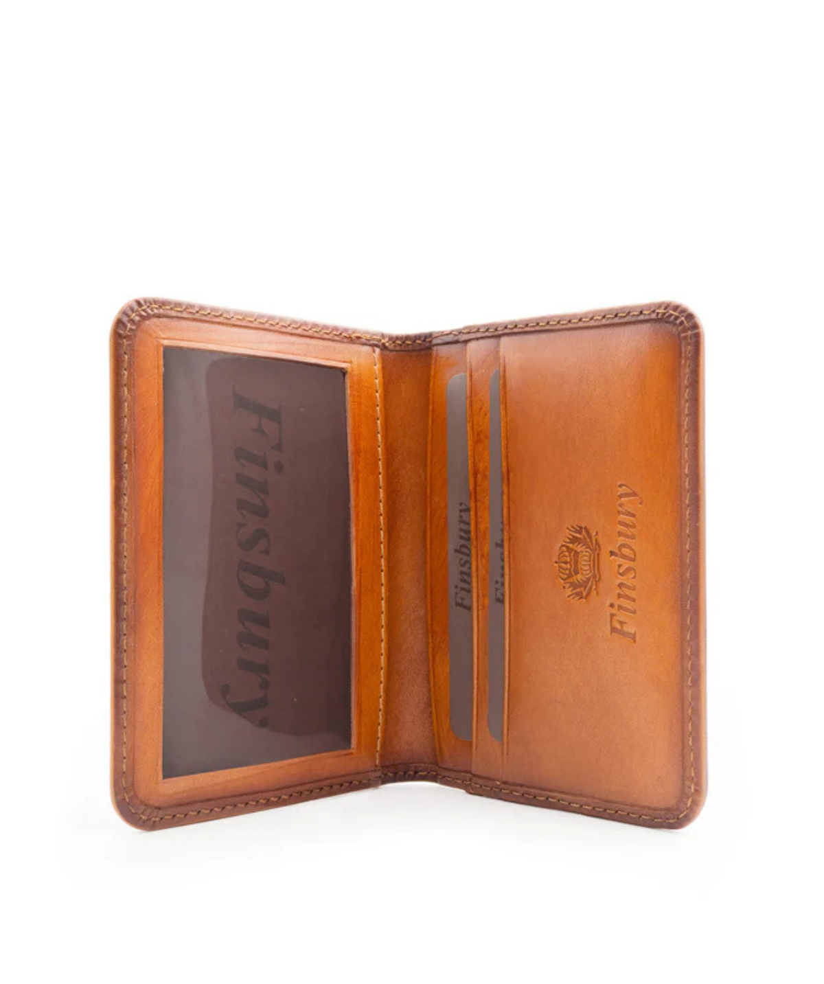 Porte-cartes à Deux Volets Gold