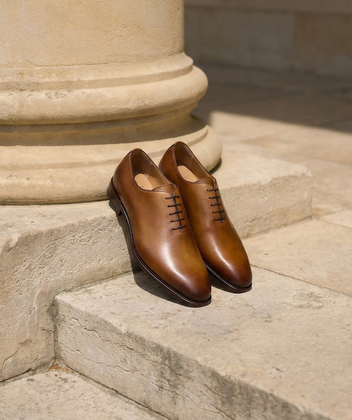 Richelieu GIULIA Marron Patiné