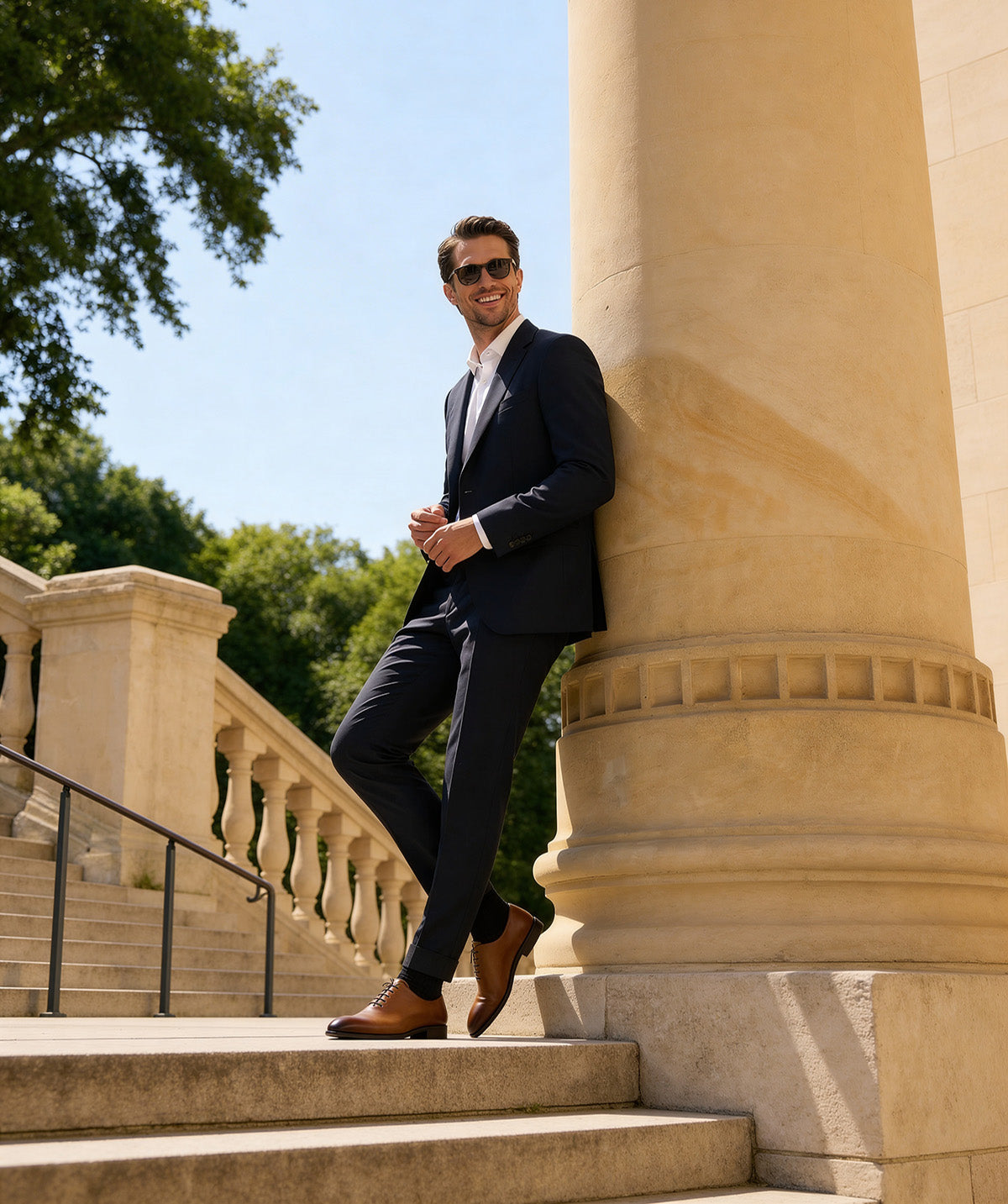 Richelieu GIULIA Marron Patiné