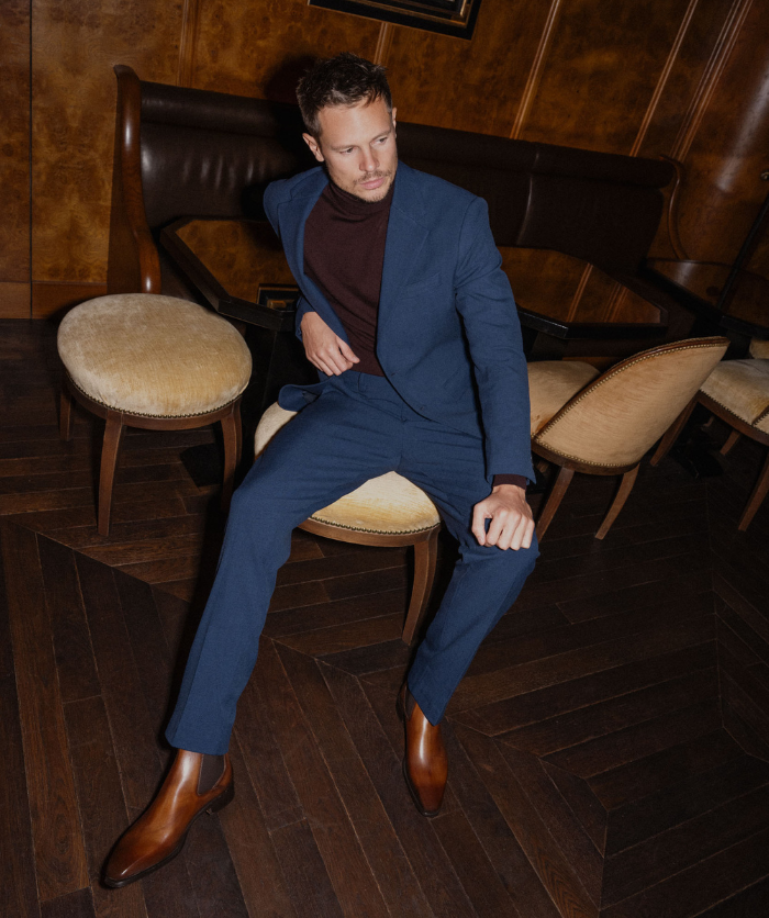 FIRENZE Patina Brown Ankle Boots