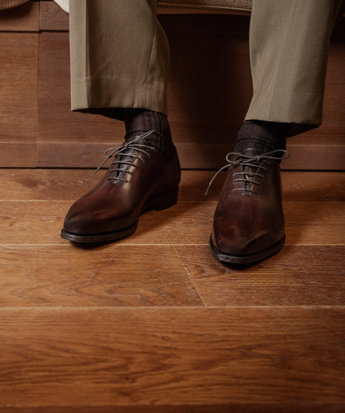 Richelieu ROMEO Bordeaux Patiné