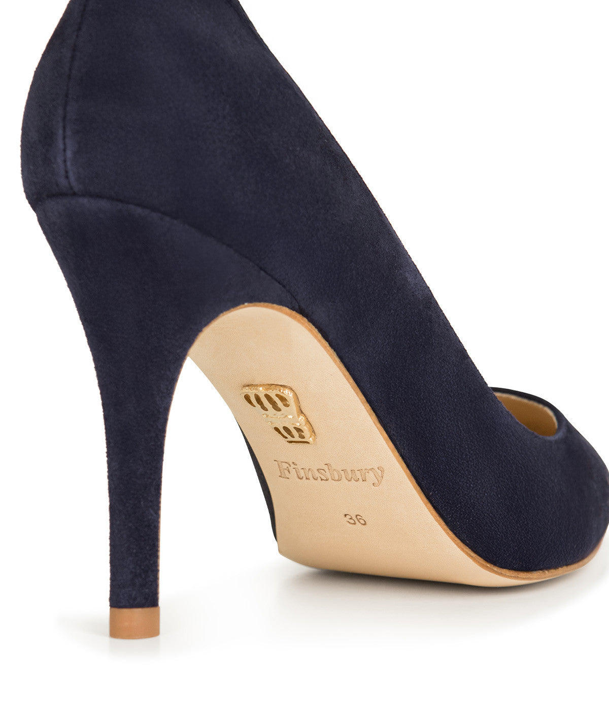 Escarpins MANON Daim Marine