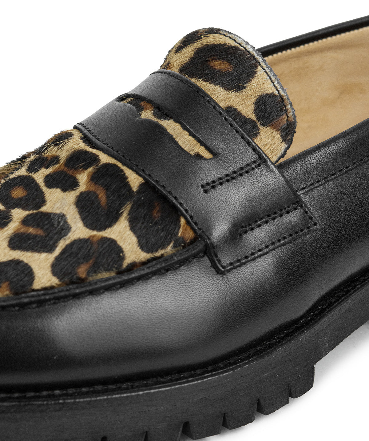Mocassins LILOU Gomme Léopard