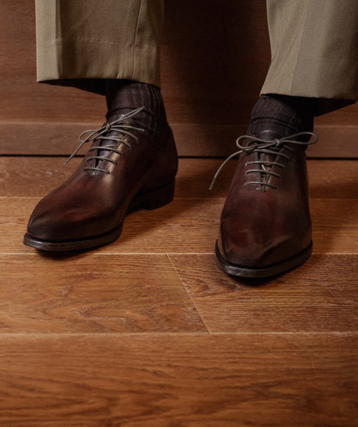 Richelieu ROMEO Bordeaux Patiné