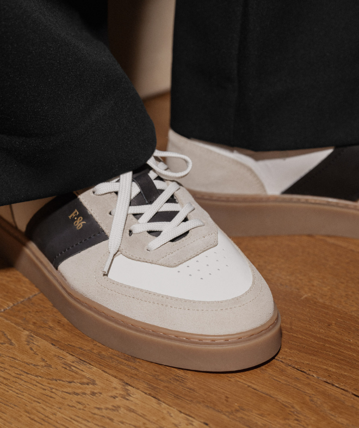 Sneakers ALEXIS Noir et Blanc