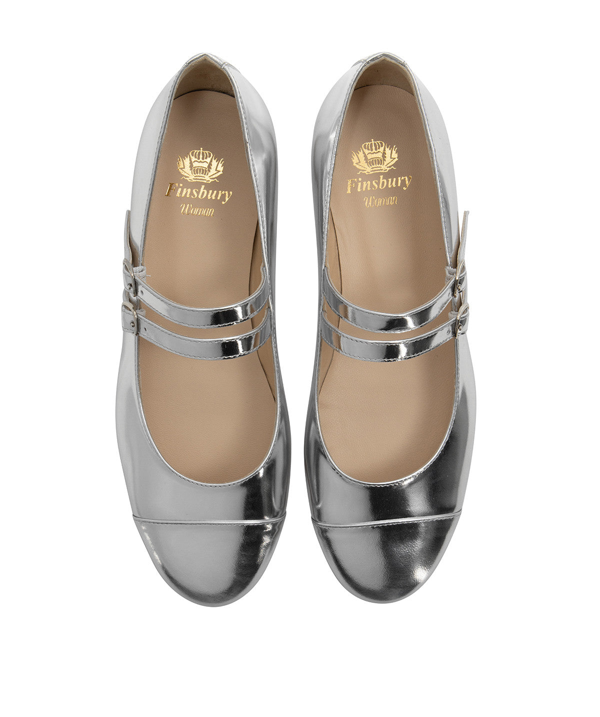 Ballerines MEREDITH Miroir Argent