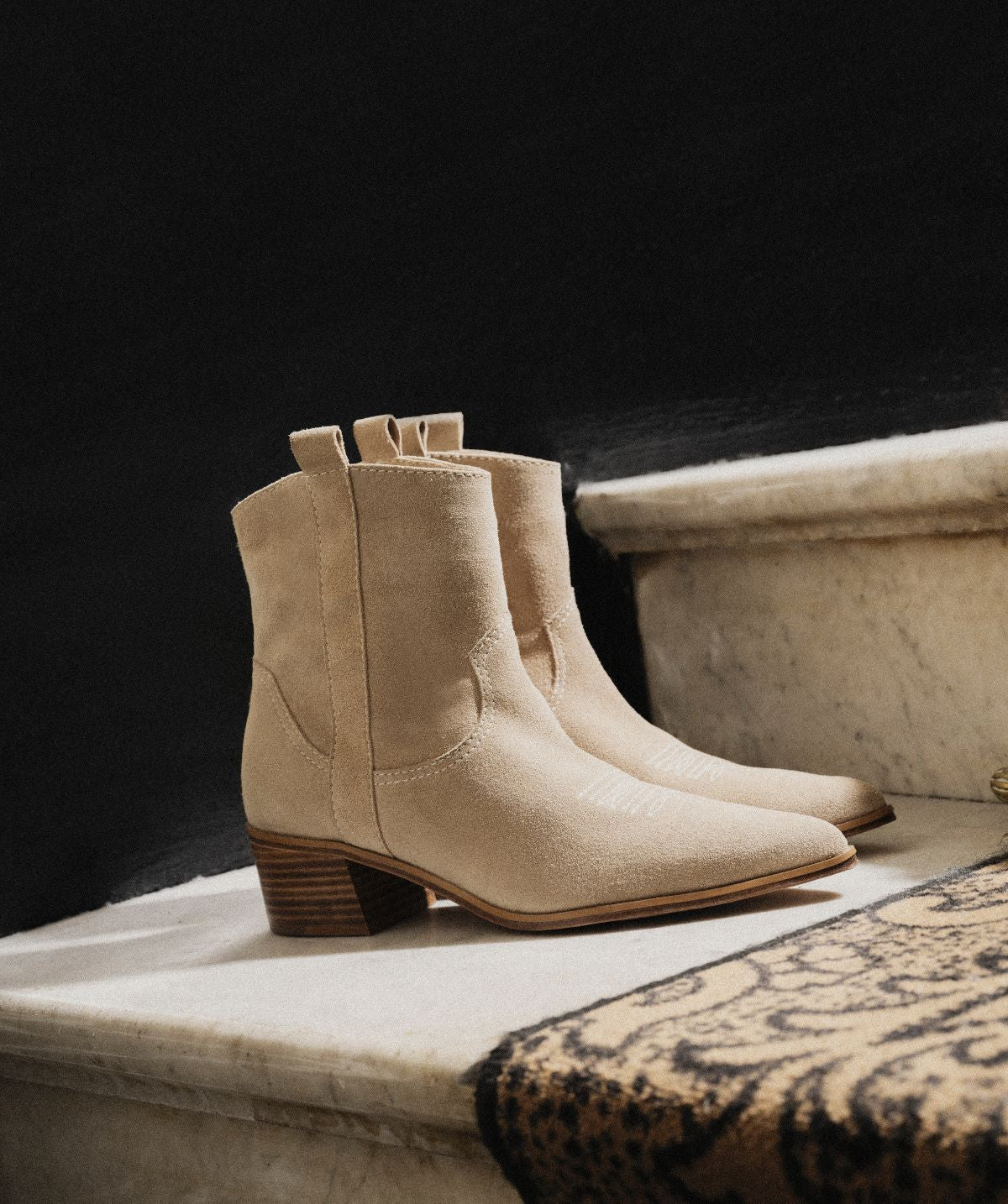 Boots Santiags LISE Beige