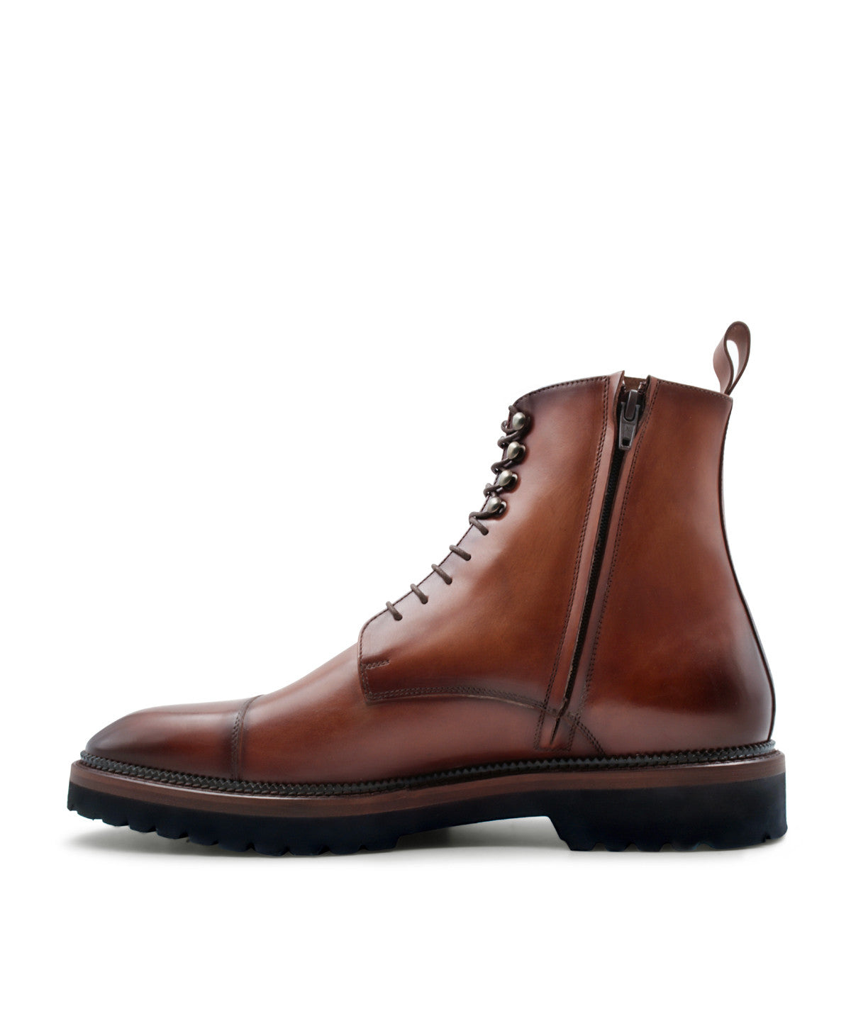 Bottines ALESSANDRO Marron Patiné