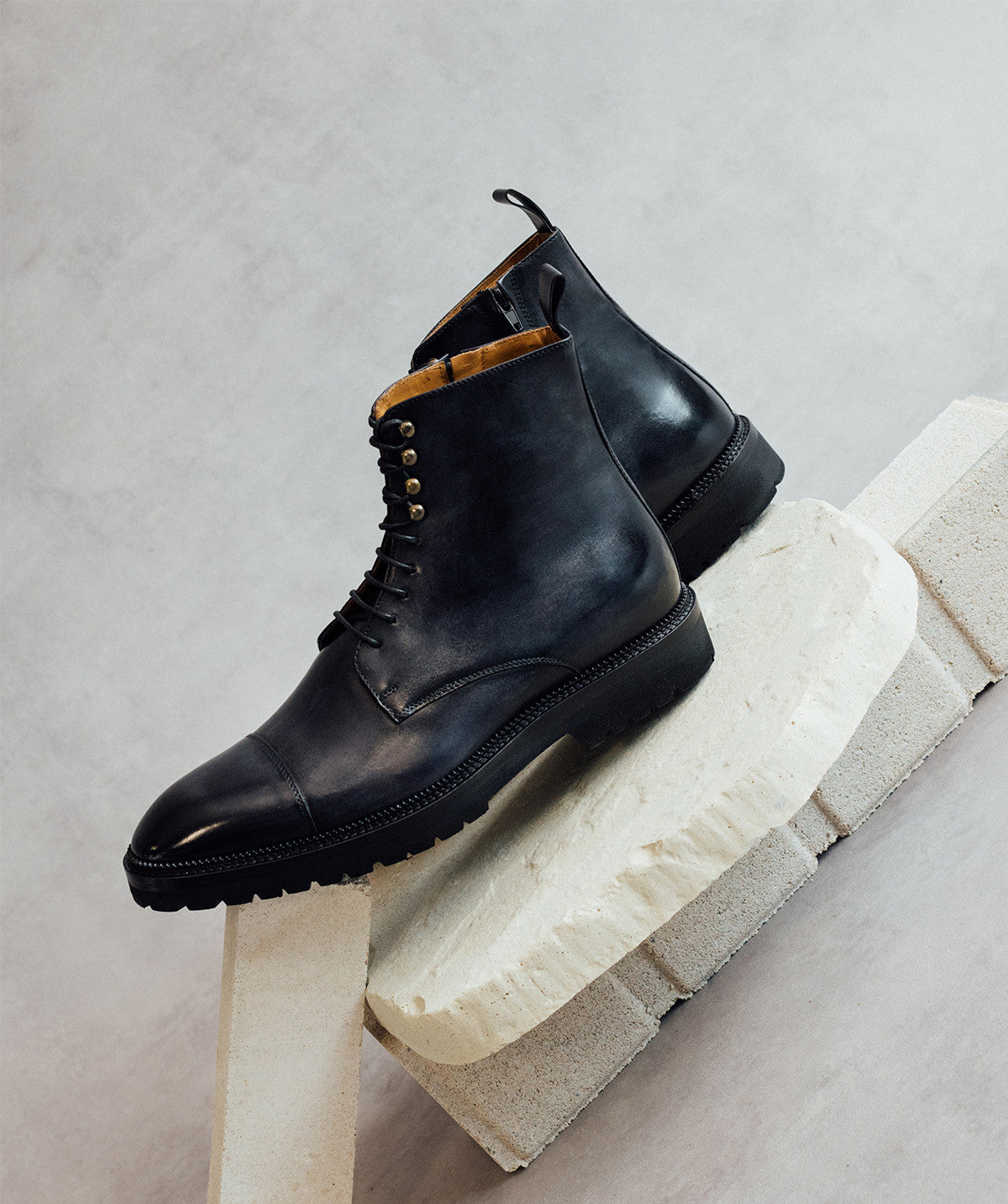 Bottines ALESSANDRO Gris Patiné