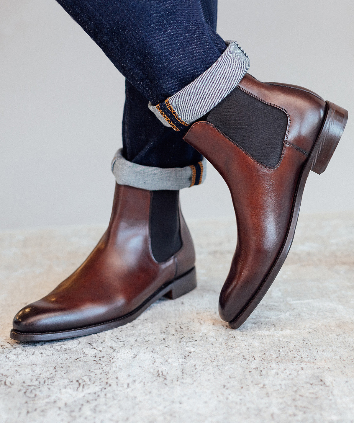 Bottines CHELSEA Noyer