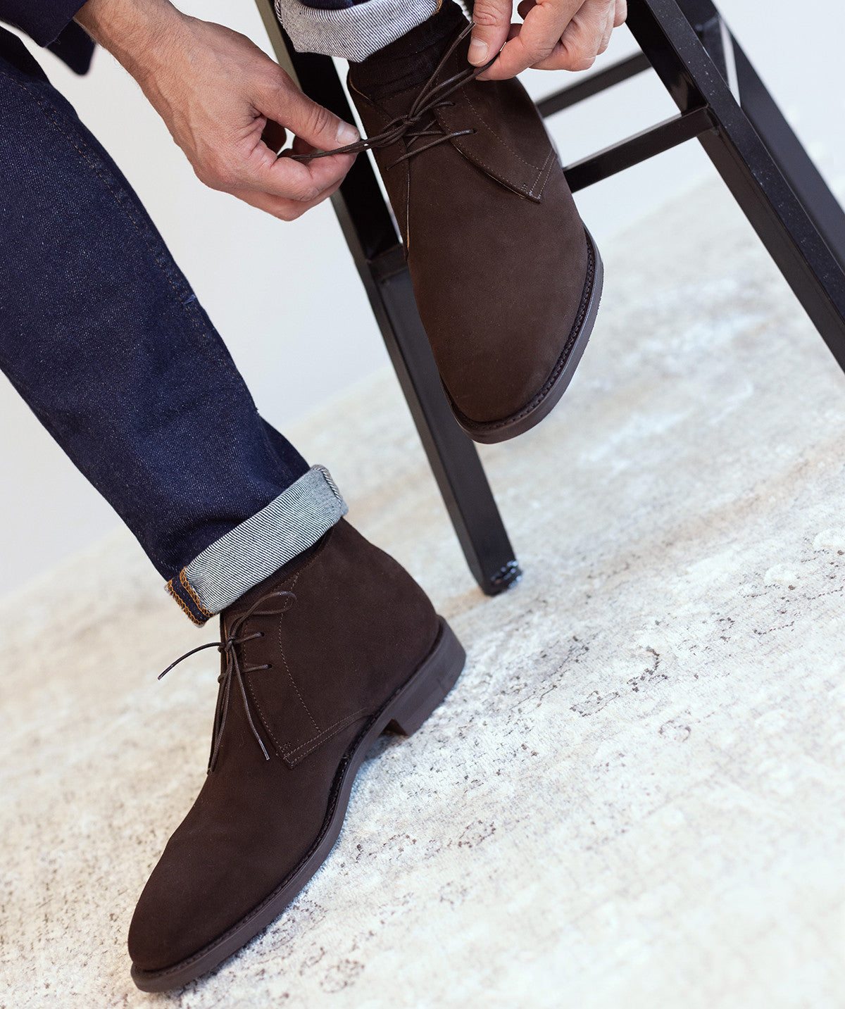 Bottines CHUKKA 1986 Daim Marron