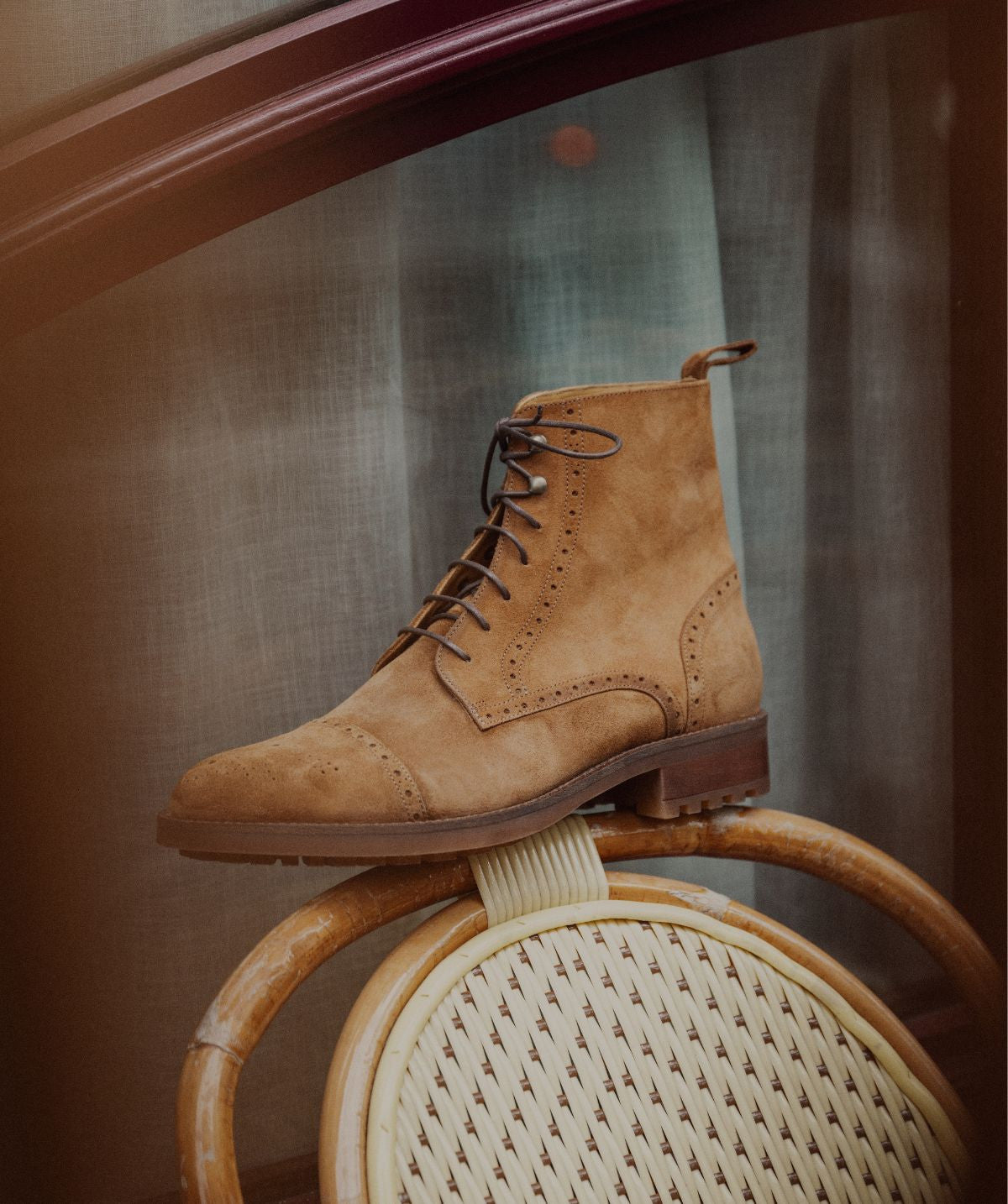 Bottines ERNESTO Daim Camel