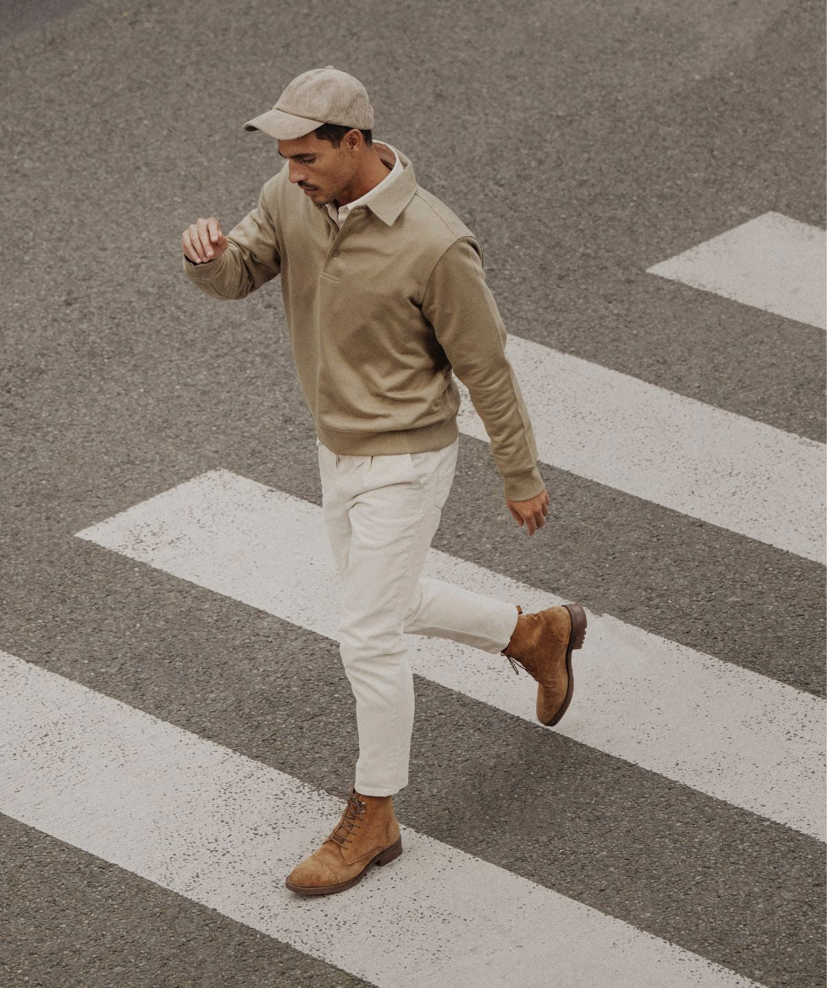 Bottines ERNESTO Daim Camel