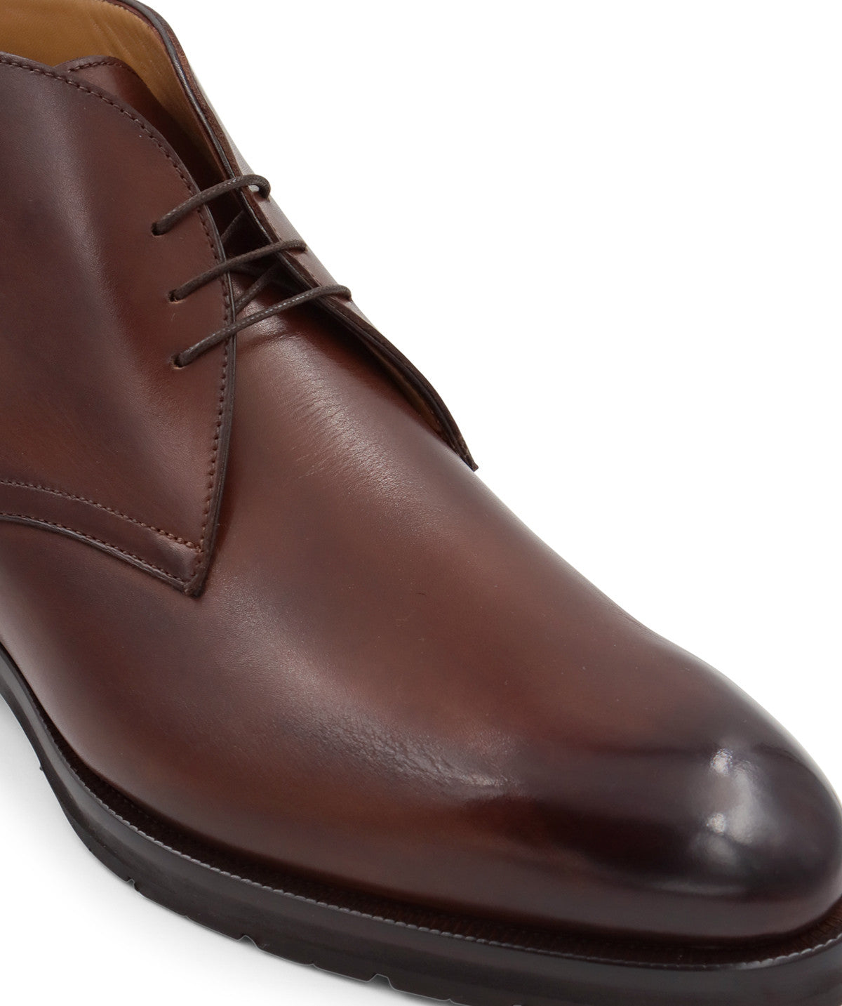 Bottines TOMASO Marron Patiné