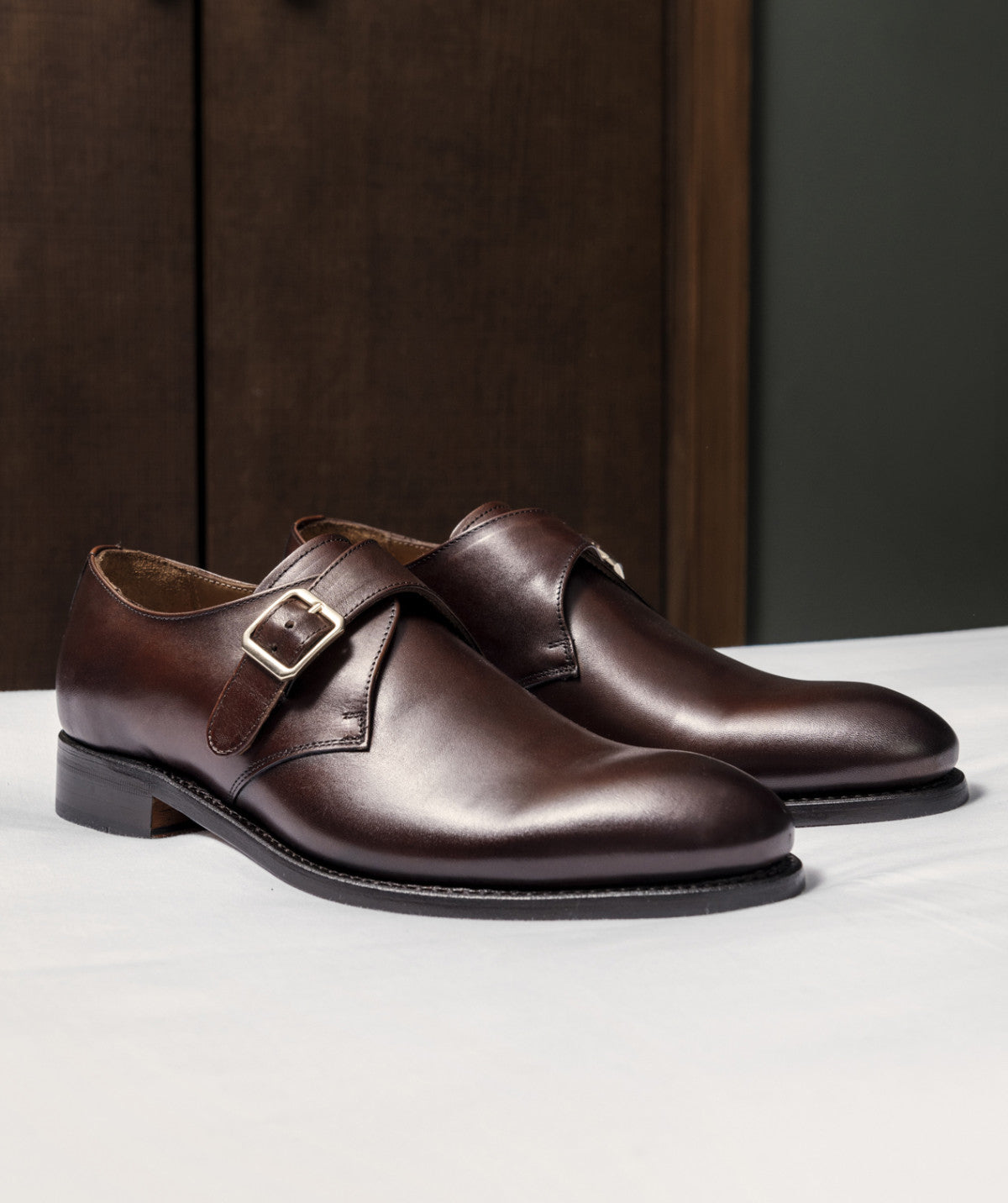 Boucles BECKETT Marron Noyer