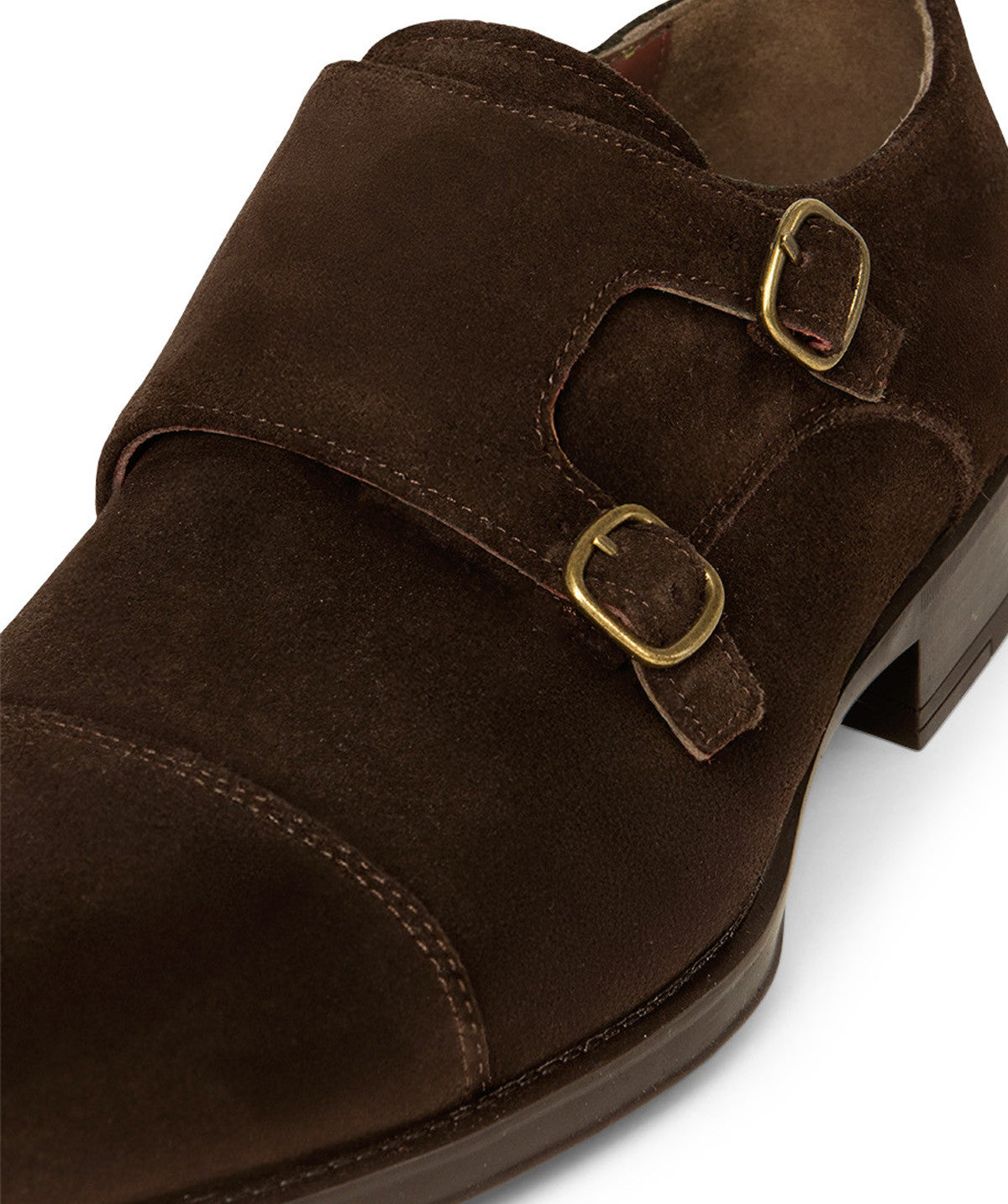 Boucles SHELTON Daim Marron