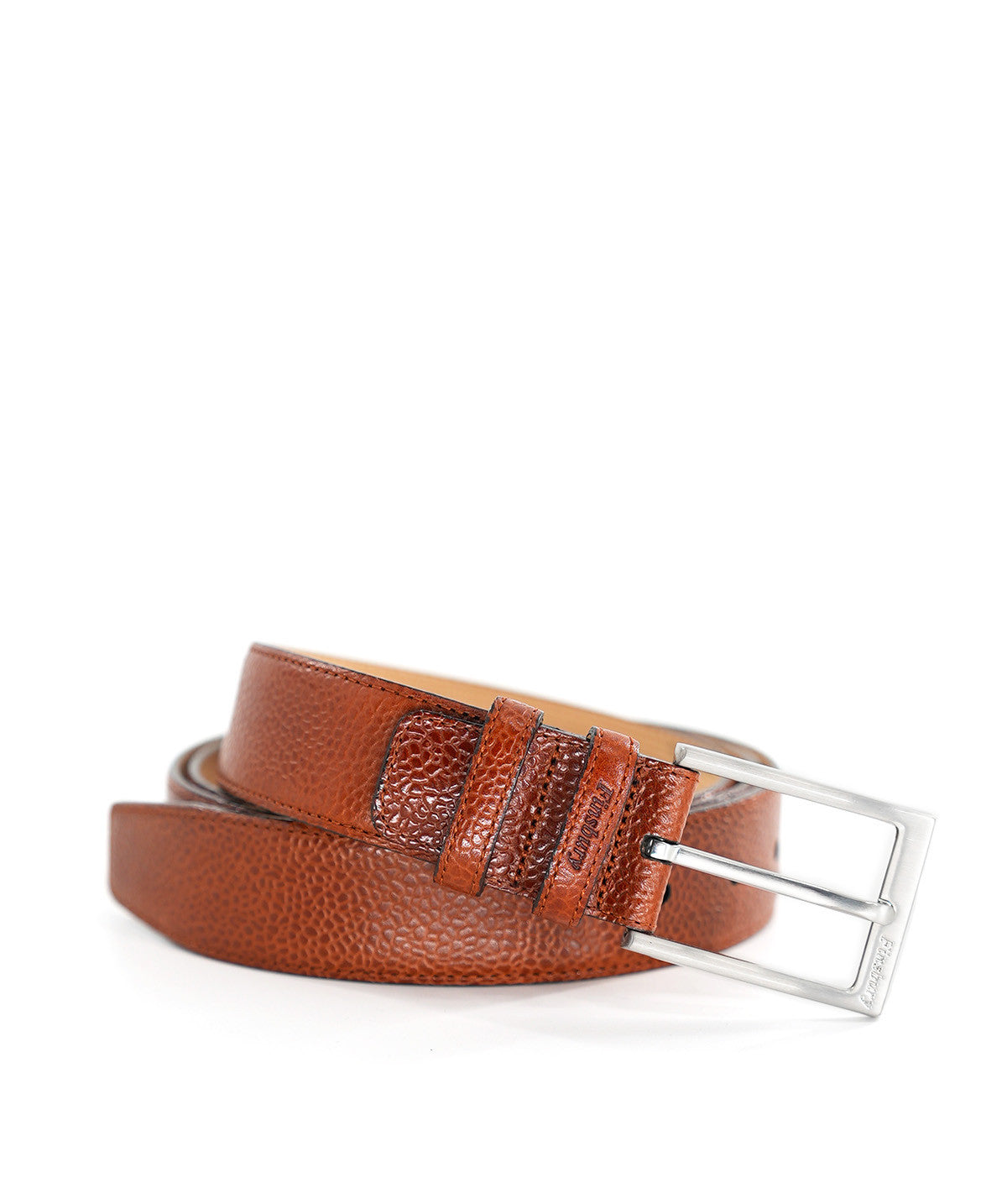 Ceinture Cuir Grainé Marron (Ancienne forme)