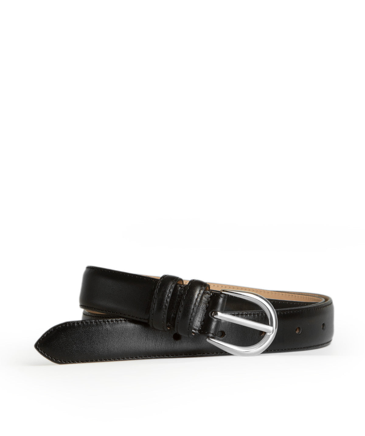Ceinture western en cuir noire : ensemble de boucles Ceinture western en cuir noire : ensemble de boucles