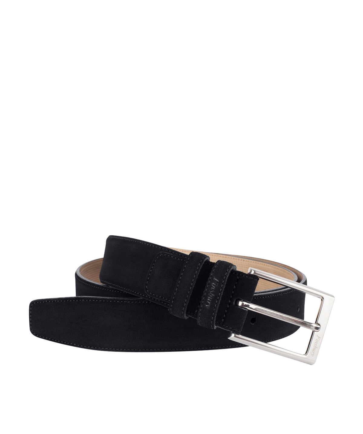 Black Suede Calfskin Belt