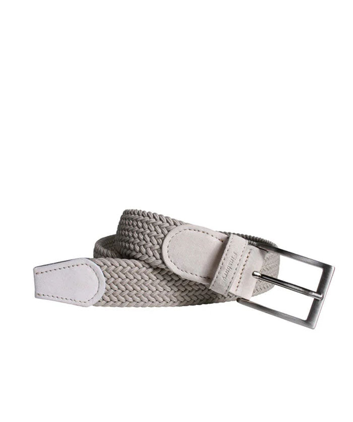 Ceinture Tressée Beige Finsbury Shoes