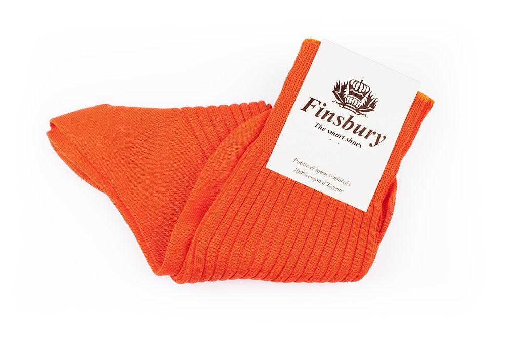 D Ecosse Chaussettes Orange Homme Lot De Paires De Chaussettes