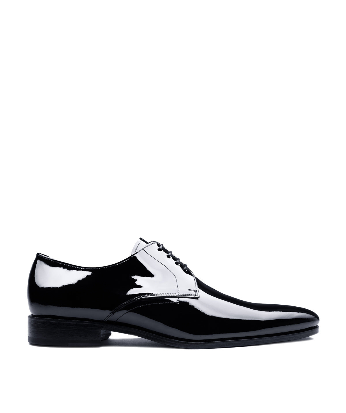 Derby CAMPOLI 2 Black Patent - Finsbury Shoes
