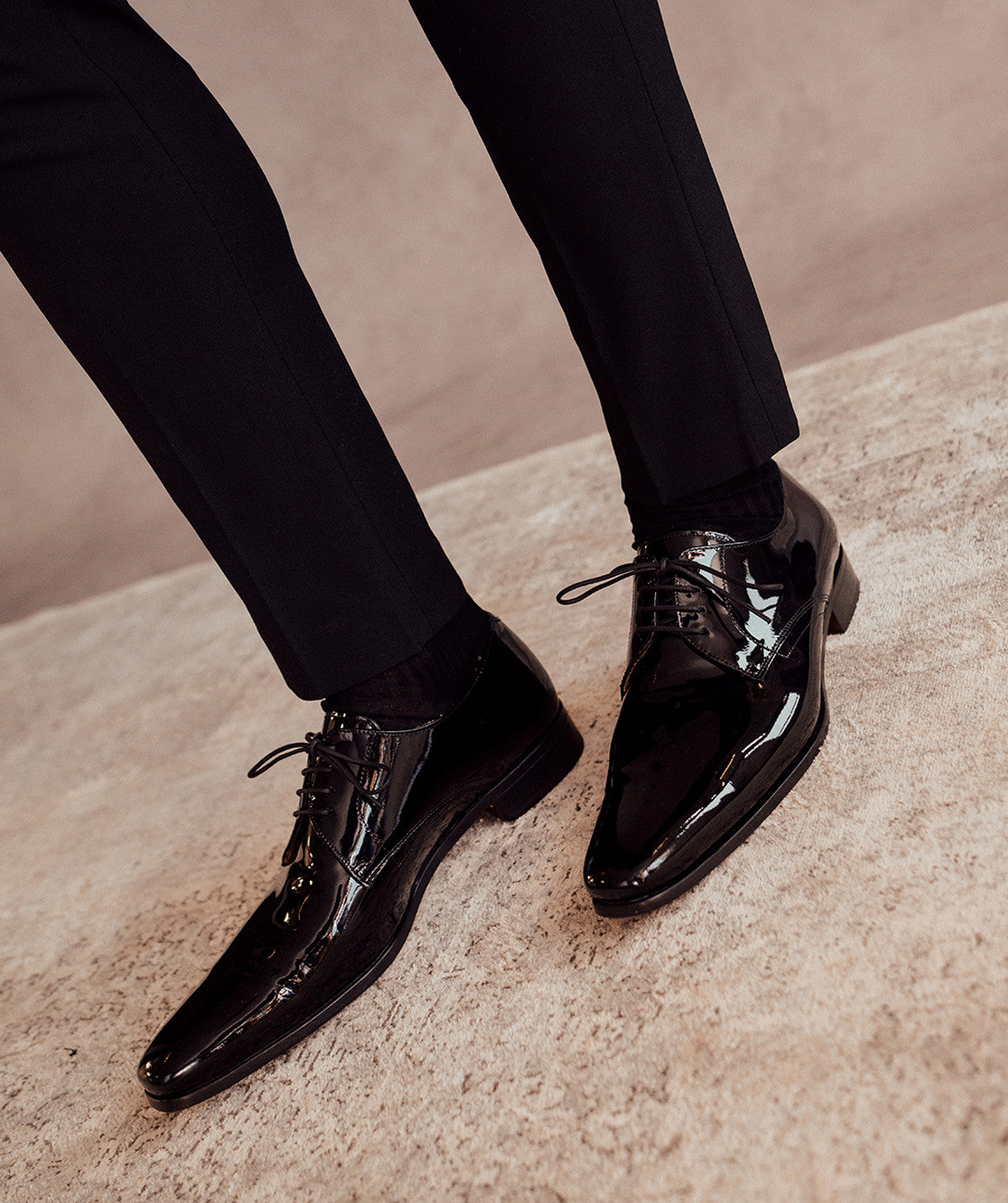 Derby CAMPOLI 2 Vernis Noir