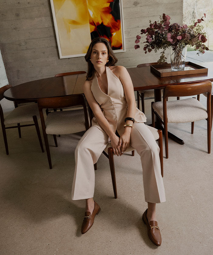 Mocassins AMELIE Cognac