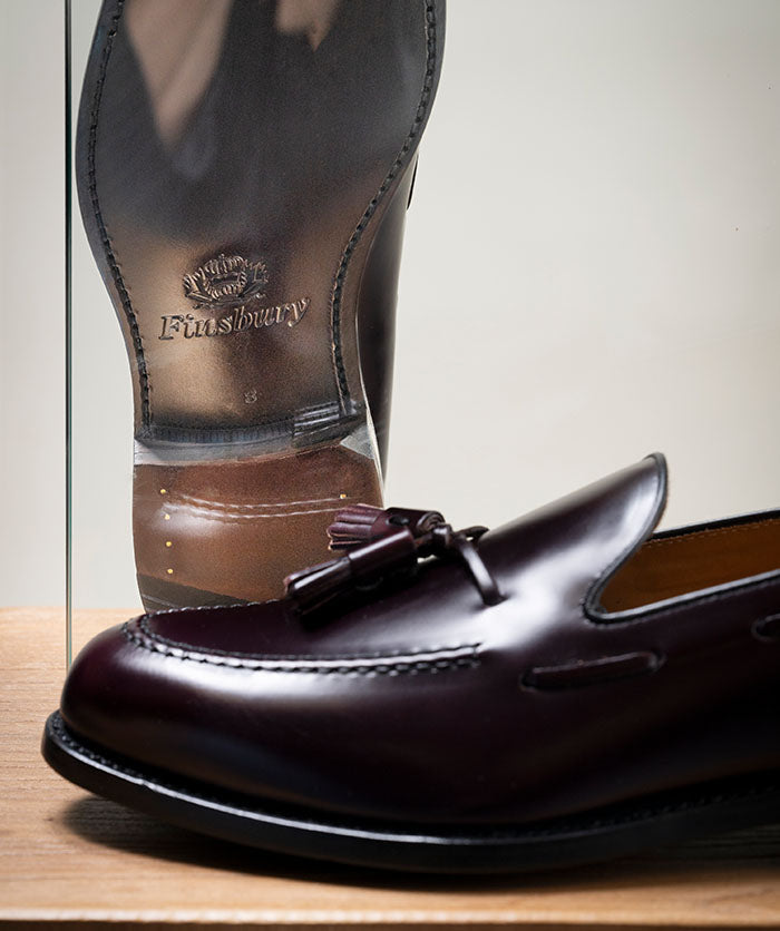 Mocassin OLDEN Bordeaux Lisse