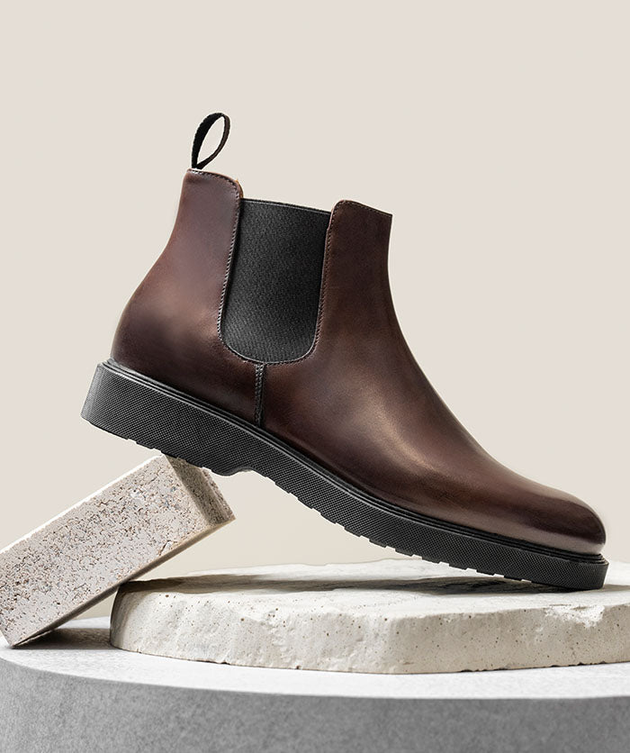 Bottines ANTON Marron