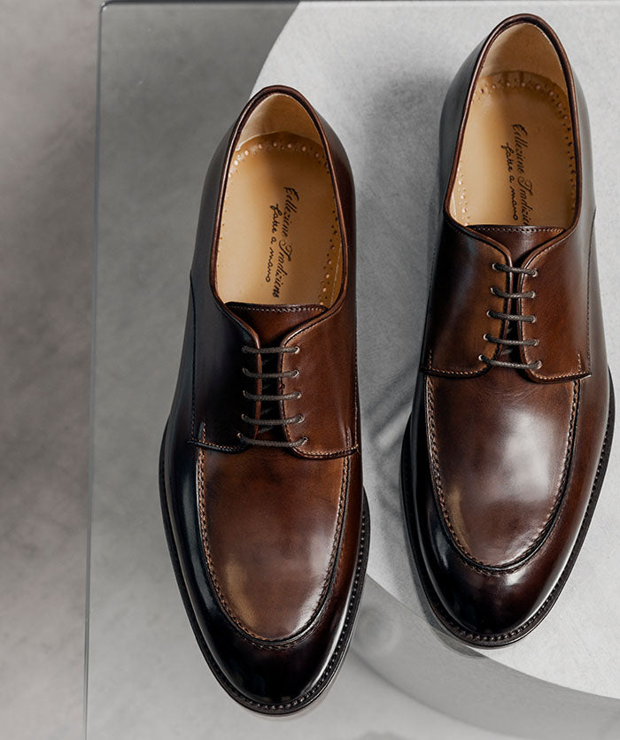 Derby MASSIMO Marron Patiné