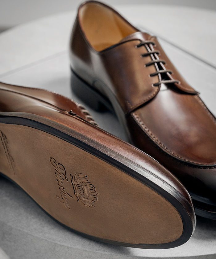 Derby MASSIMO Marron Patiné