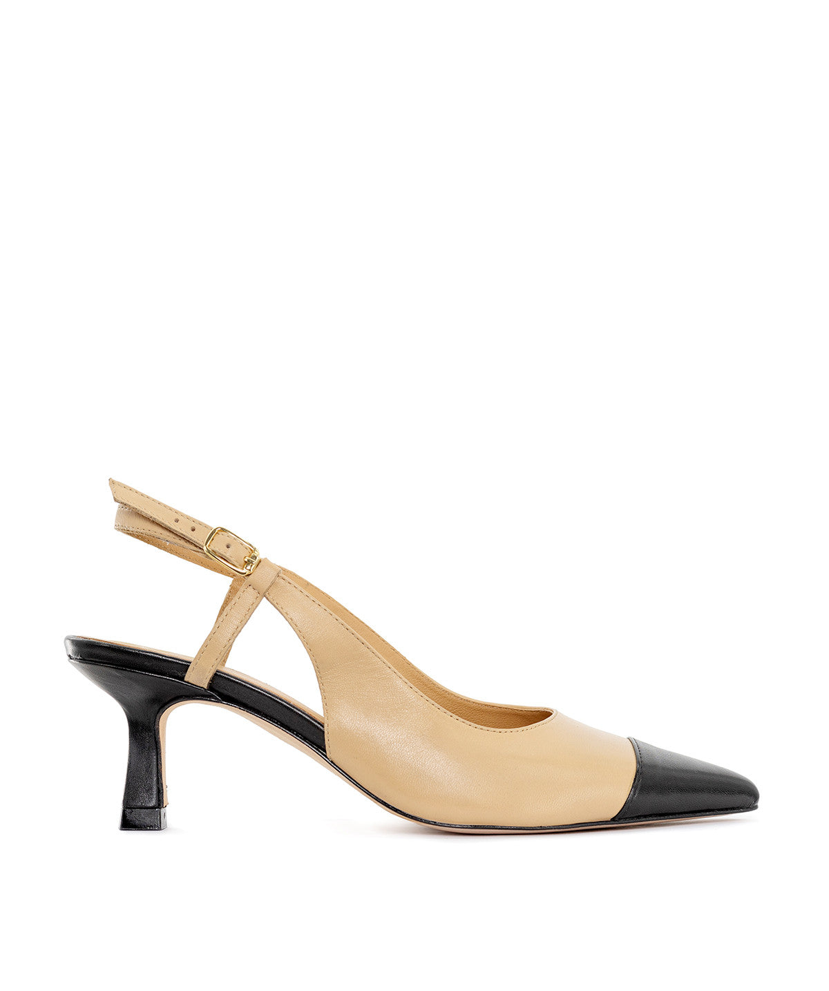 Escarpins CAPRI Beige et Noir