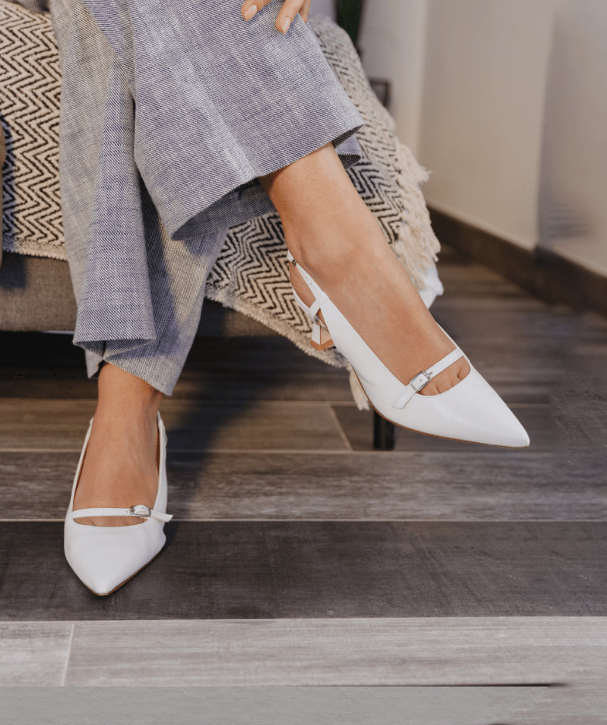 Escarpins PARIS LISA Blanc