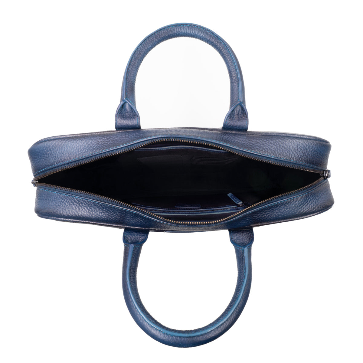 Mallette Grainée Bleu