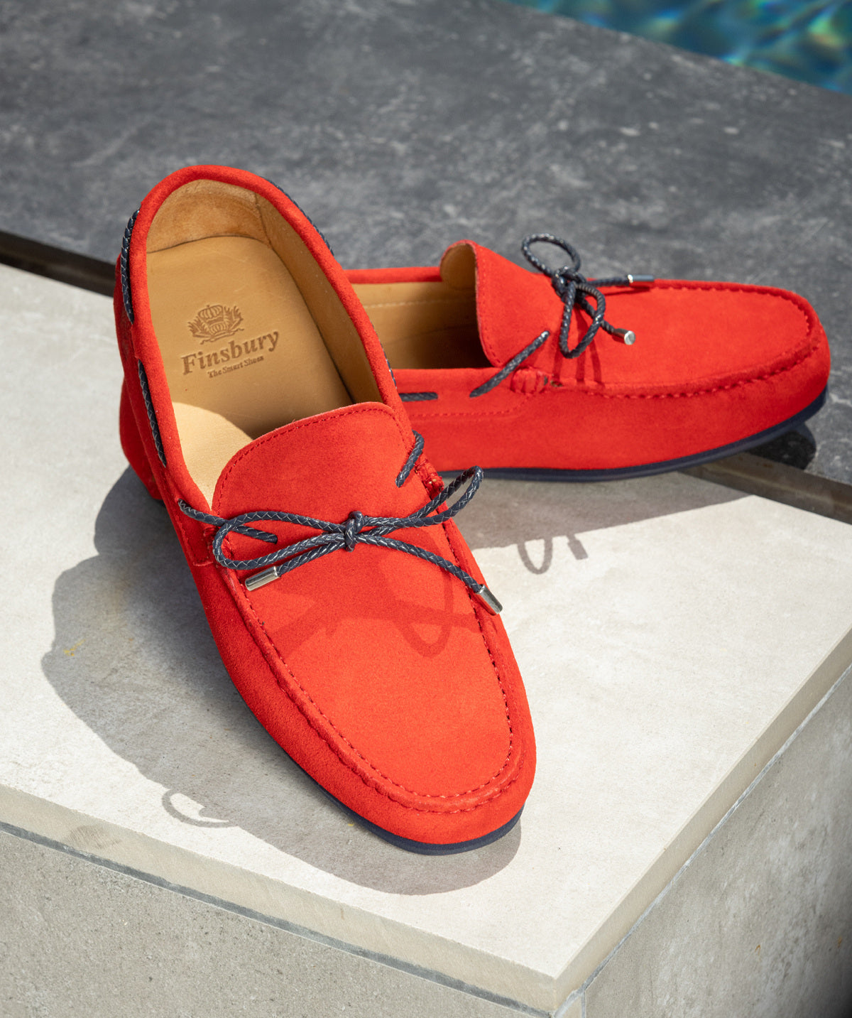 Mocassin CANCUN Daim Rouge