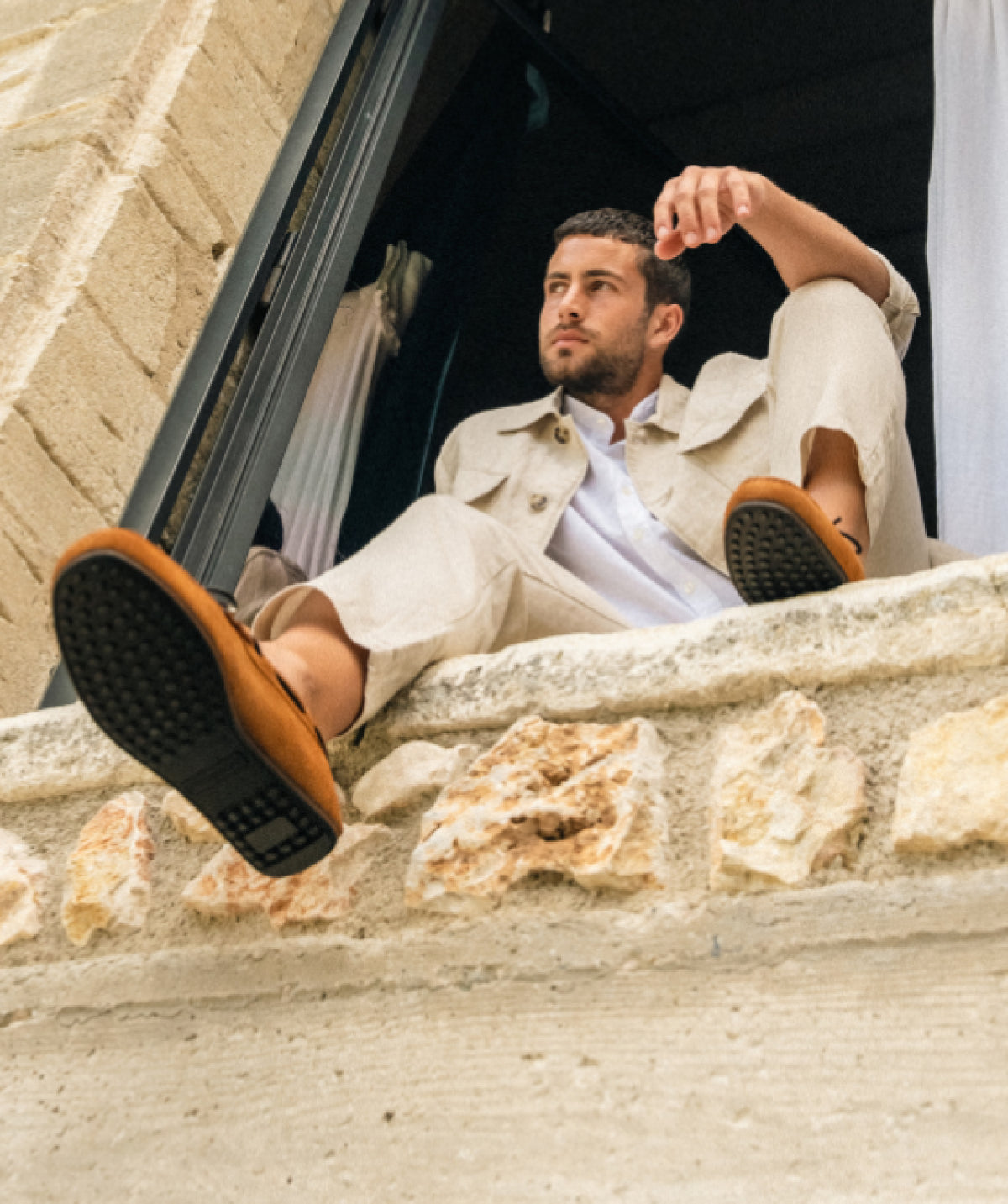 Mocassin CANCUN Daim Tabac