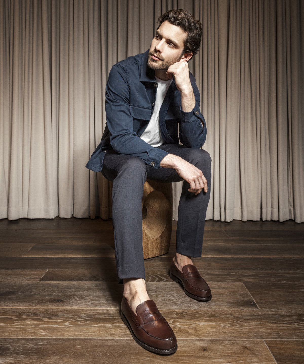 Mocassin COLLEGE 1986 Marron Foncé