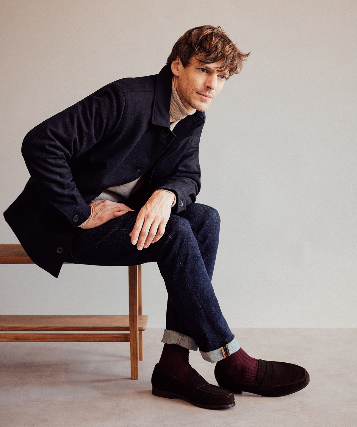 Mocassin COLLEGE 1986 Daim Marron