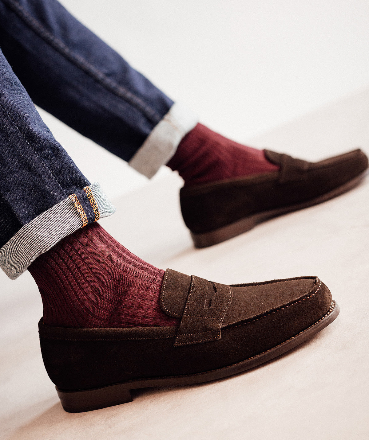 Mocassin COLLEGE 1986 Daim Marron