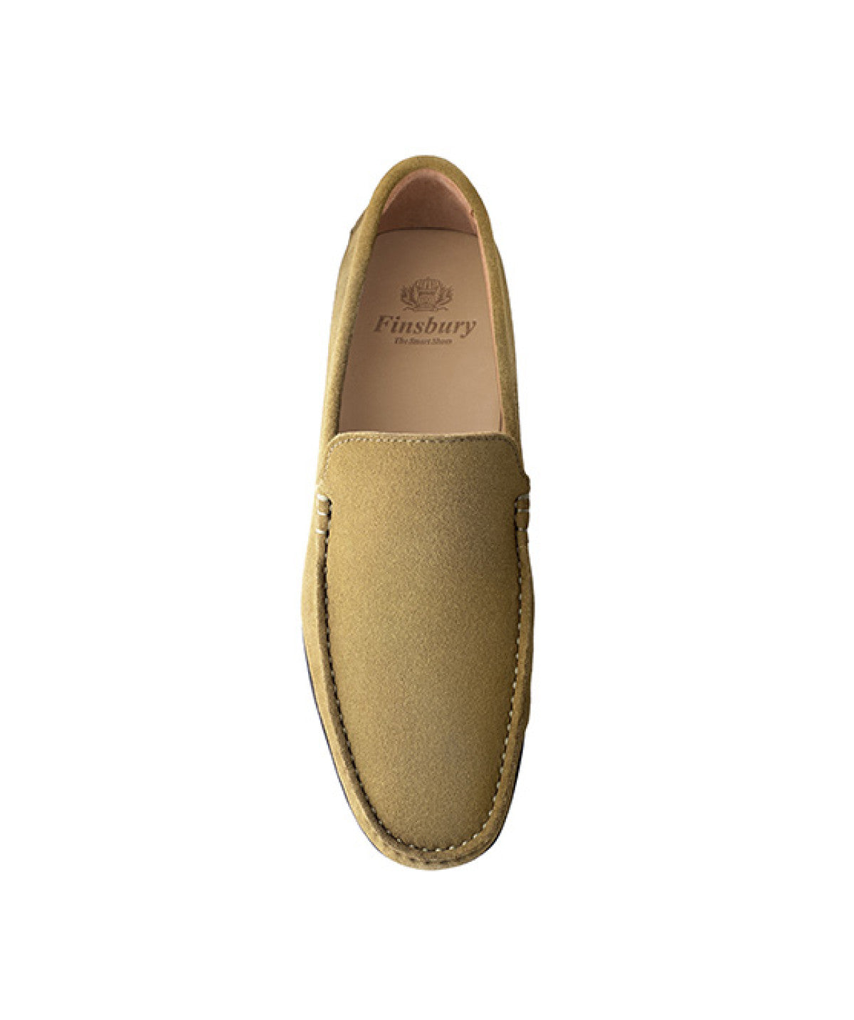 DANDY Khaki Suede Calfskin Moccasin