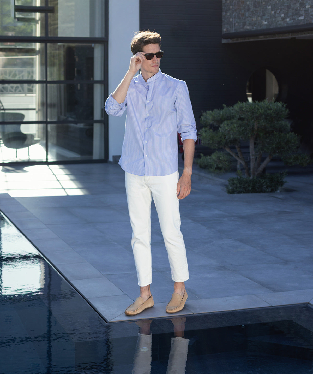 Mocassin DANDY Veau Velours Sable