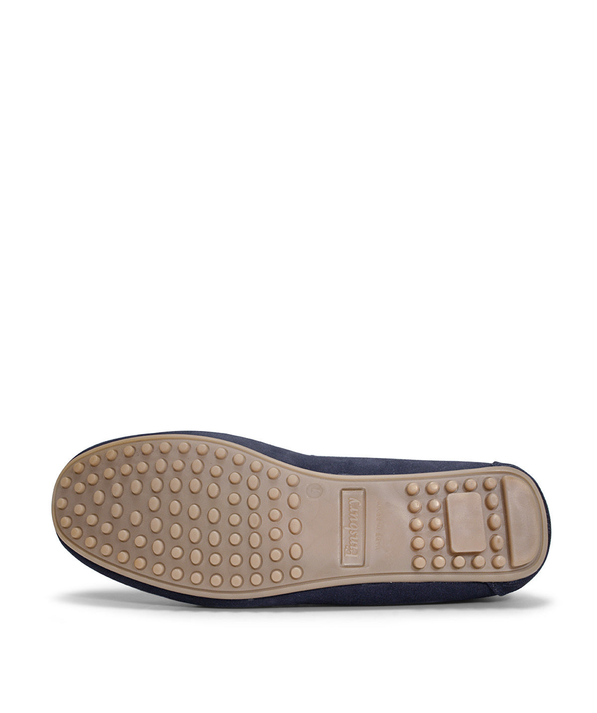 Pantoufle Fourrée HOMS Daim Bleu Marine