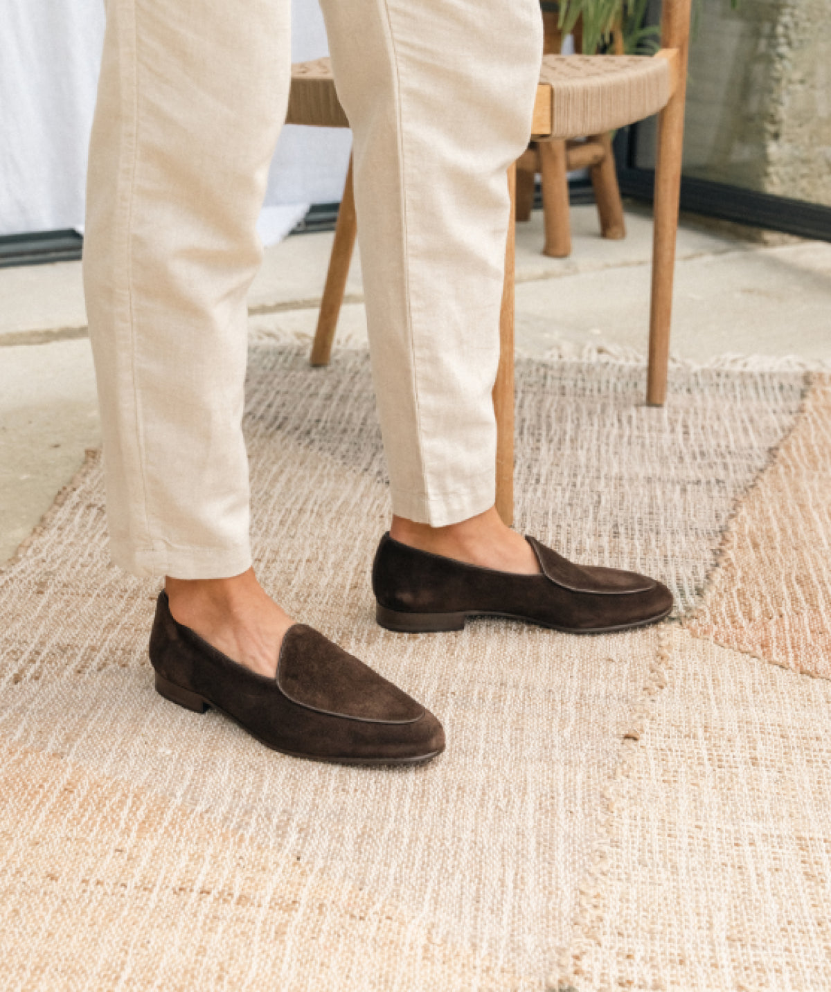 Mocassin DOUGLAS Daim Marron