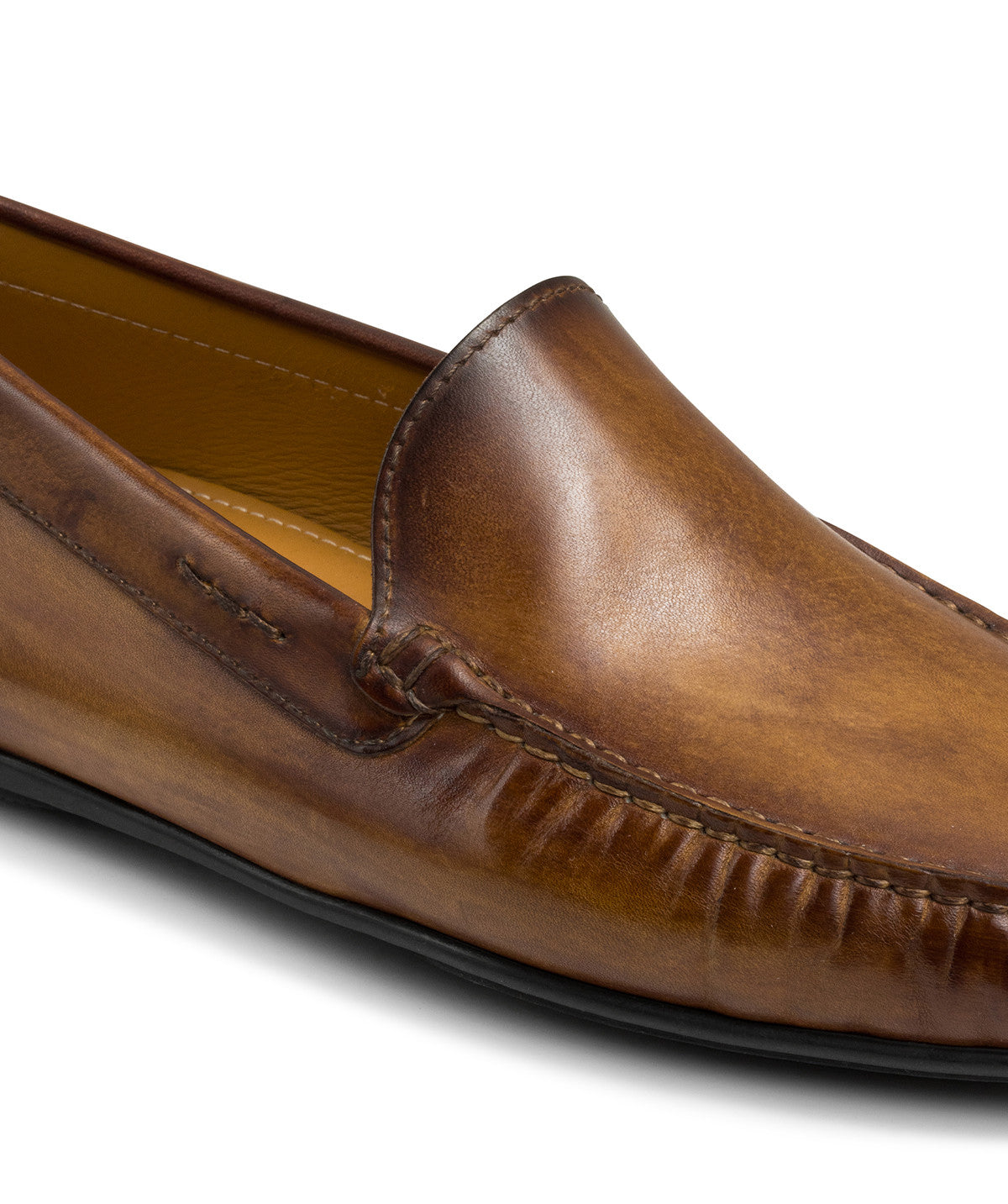 Mocassin LUCA Gold Patiné