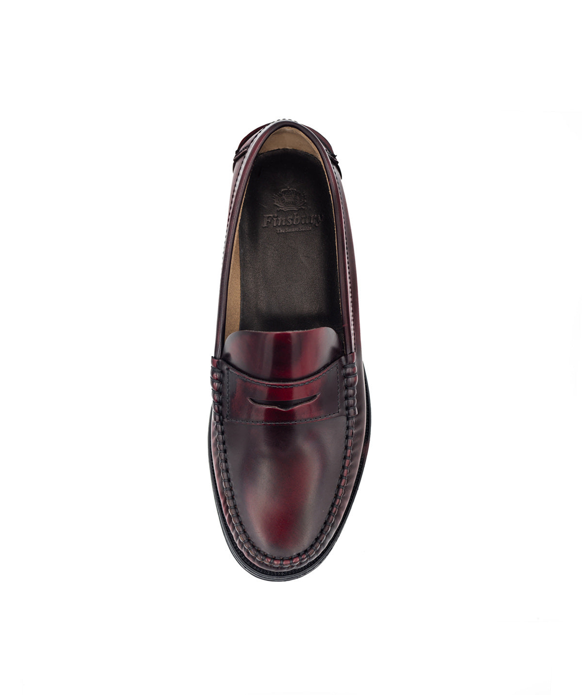 Mocassin MANHATTAN Bordeaux Lisse