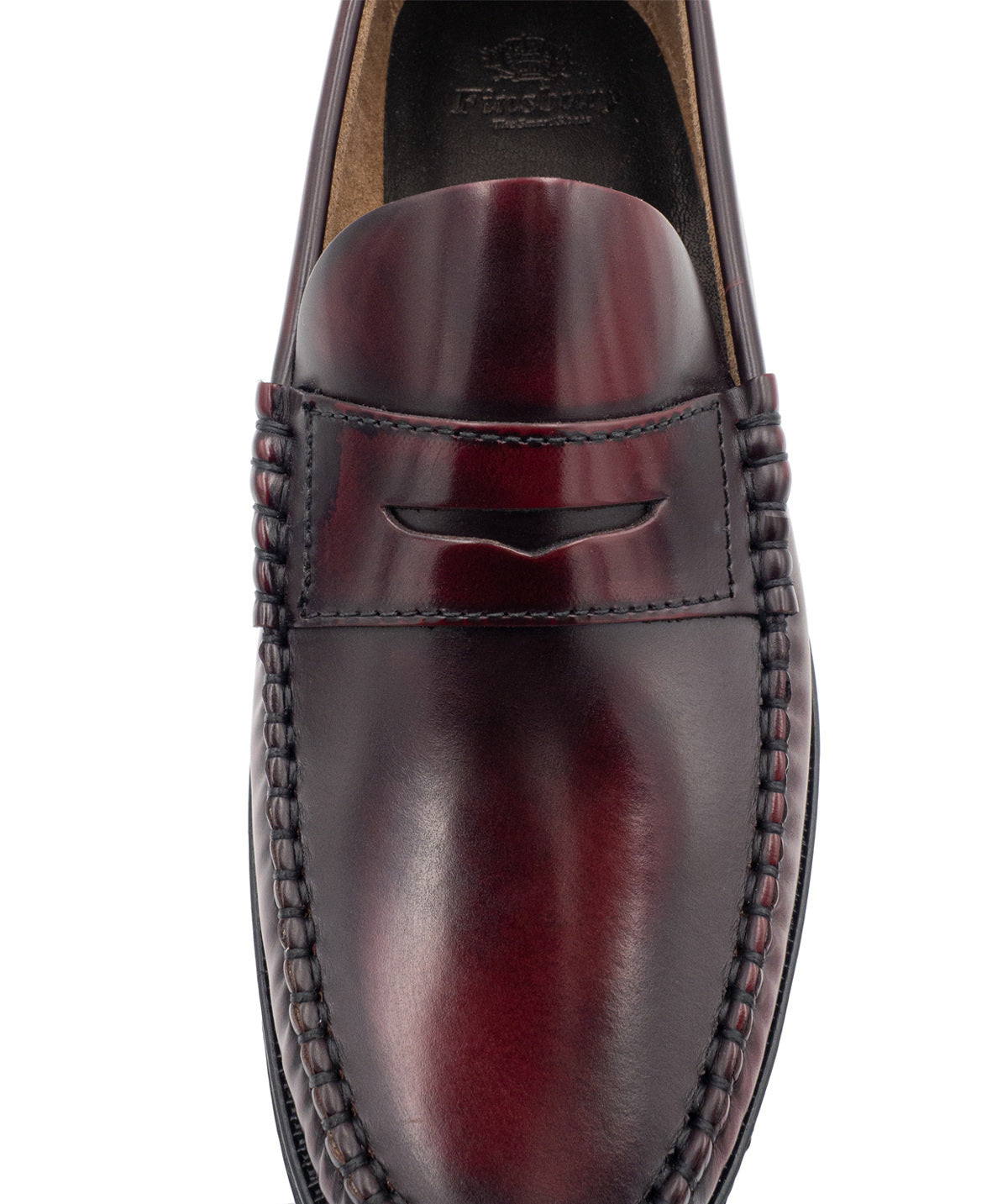 Mocassin MANHATTAN Bordeaux Lisse