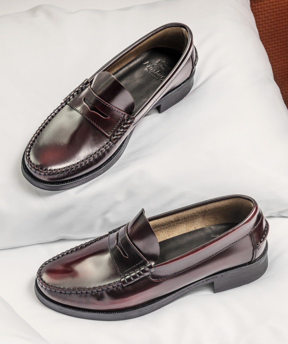 Mocassin MANHATTAN Bordeaux Lisse