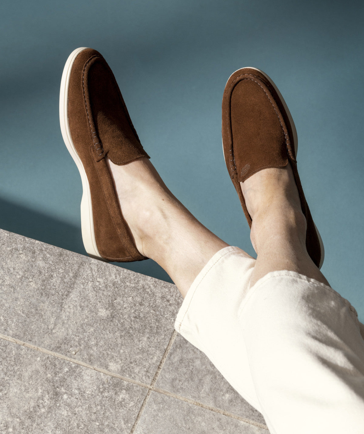 Mocassin MONACO Daim Marron