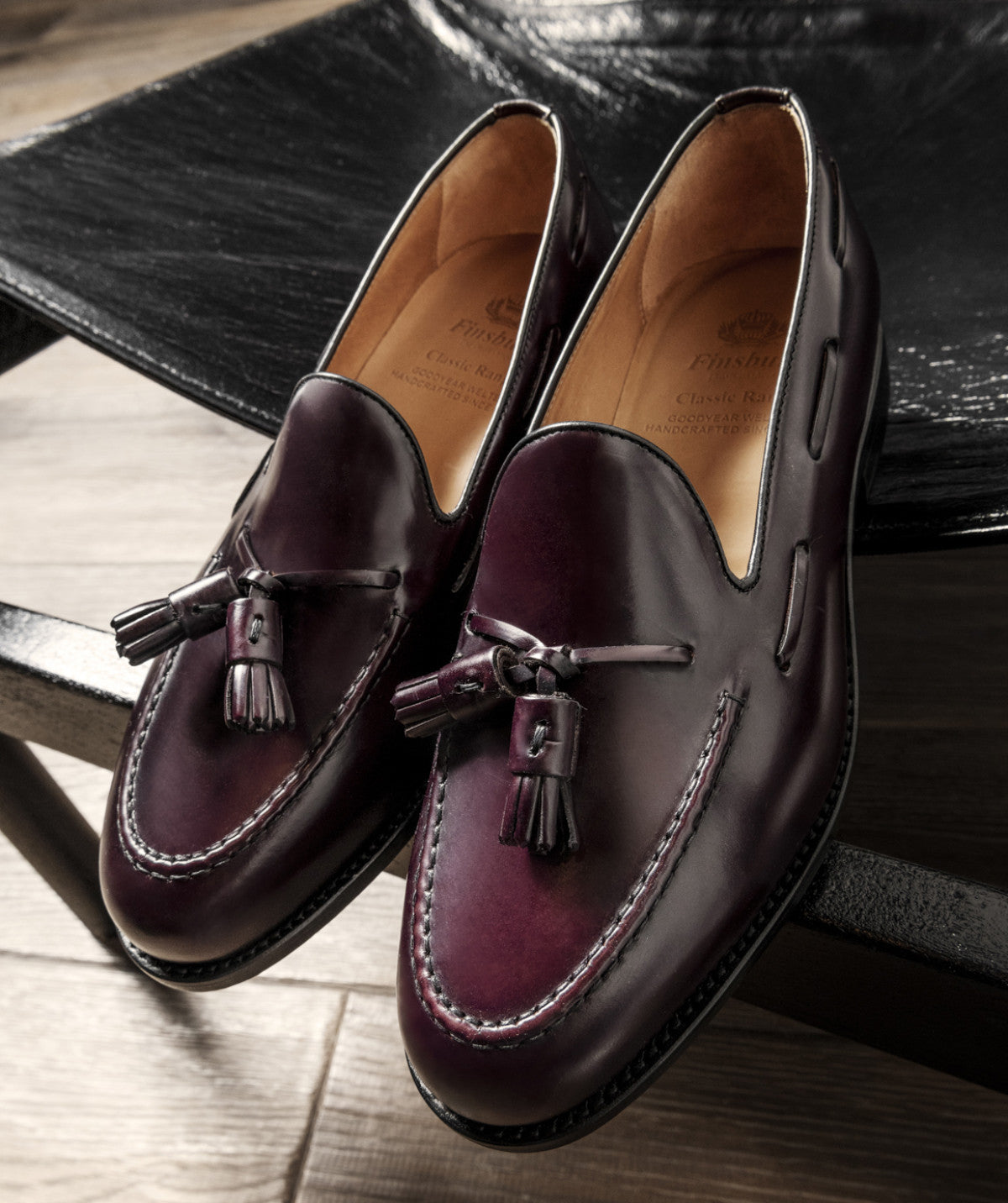 Mocassin OLDEN Bordeaux Lisse